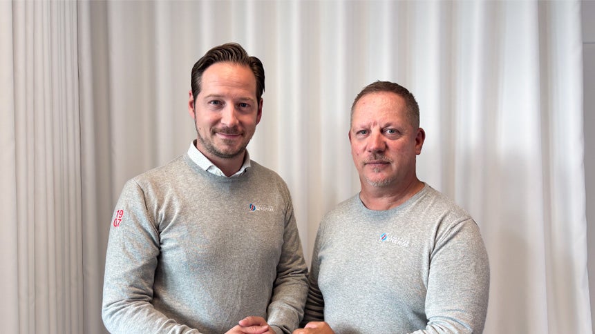 Porträttbild på säljarna Viktor och Henrik.