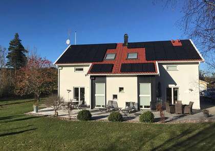 Solceller till villa