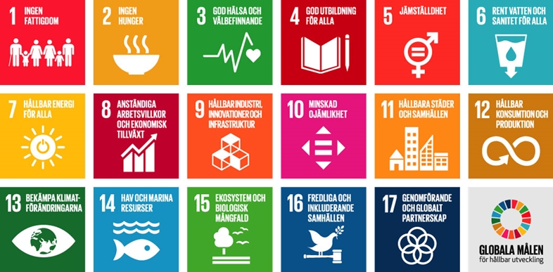 Globala målen, en agendan för hållbar utveckling 
