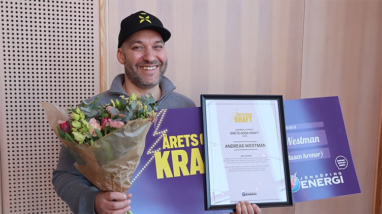 Vinnare av årets goda kraft 2024.